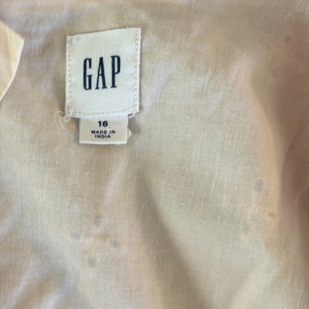 Gap Candy Pink Lined Cotton Dress Women’s Size 16 Feminine Eyelet Retro Grandma - Picture 9 of 12